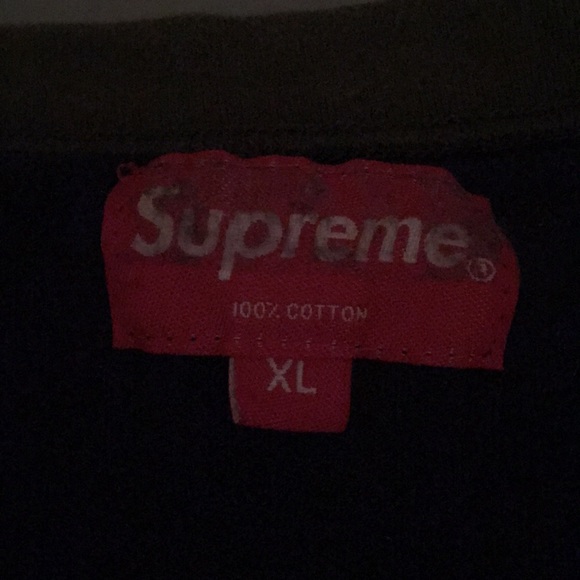 Supreme Scatter Ringer Navy Xl 